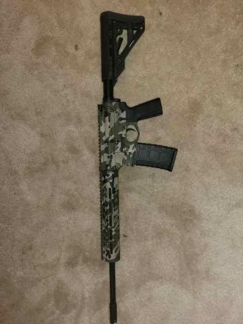 HM Defense Hunter M5 Forest Camo 16&quot; Barrel