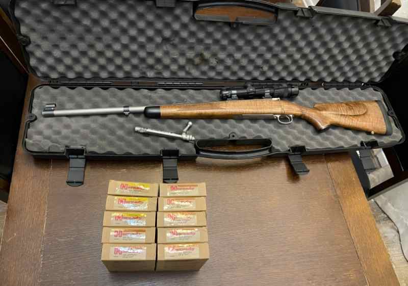 404 Jeffery Rifle With $2,500 loaded Ammo + Dies