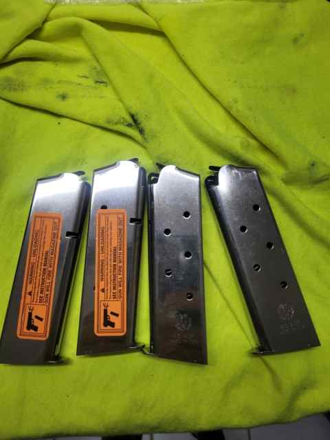 4 Ruger 1911 45acp mags