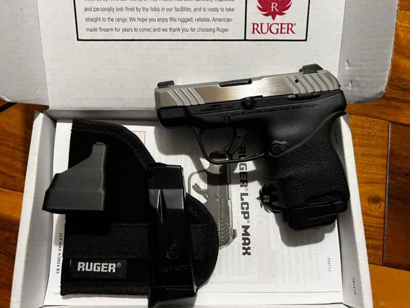 *NEW* Ruger LCP MAX Stainless Steel Model