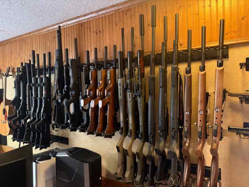 10+ PCP Hunting Rifles for sale, with many extras