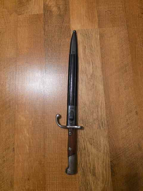 Mauser bayonet with frog