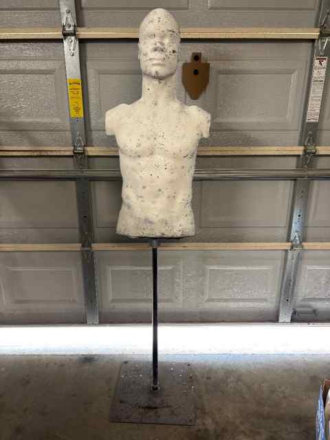 Rubber dummy target