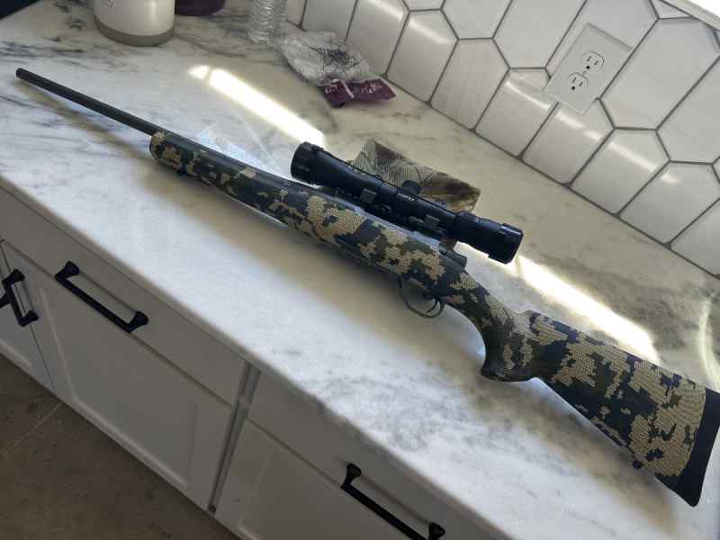 Howa 1500 .308 Kuiu Verde camo pattern stock