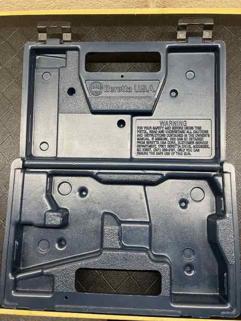 Beretta 92 / 96 Hard Blue Pistol Case - Clean 
