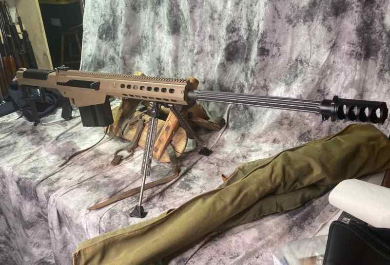 Barrett M107A1 Semi-Auto ..50 BMG New In Box, FDE