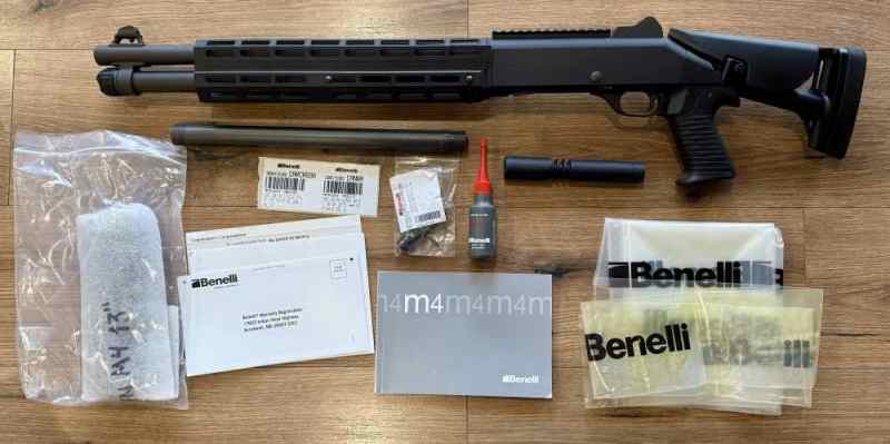 Benelli m4 - Unfired, CarrierComp Titanium, Briley