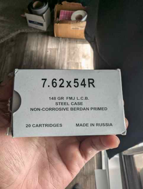 Russian Steel Case 7.62x54R 20rd