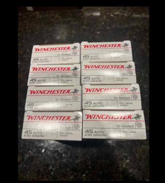 Winchester 45 acp ammo 