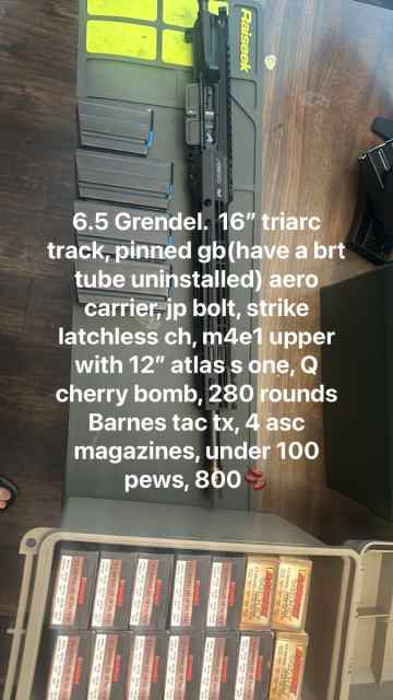 Ar uppers 6.5 Grendel caliber cleanout 