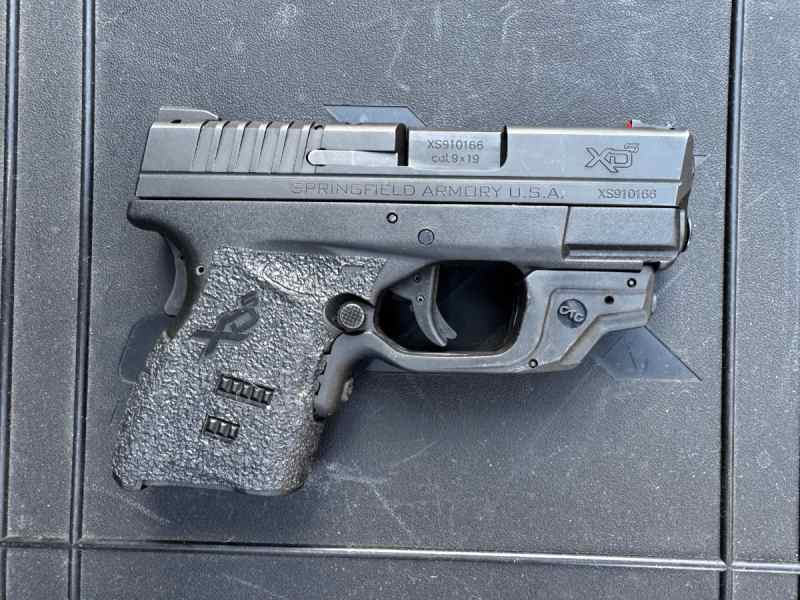 Springfield Armory XD-S 9mm 3.3&quot; &amp; Crimson Trace