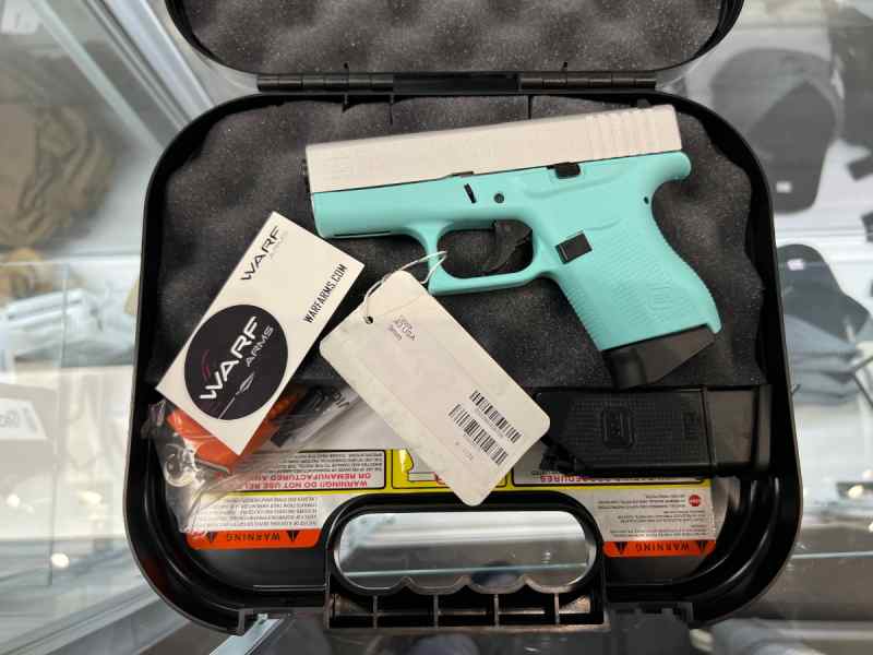 GLOCK 43 ROBBIN EGG 9MM (WARF ARMS)