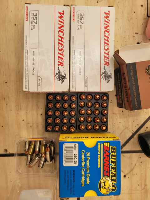 357 sig new ammunition.  Assorted makes 