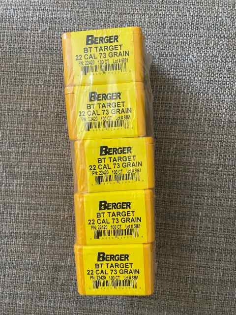 Berger bullets 73gr OTM