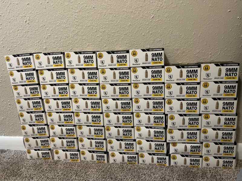 10,000 Rounds 9mm for sale Bulk