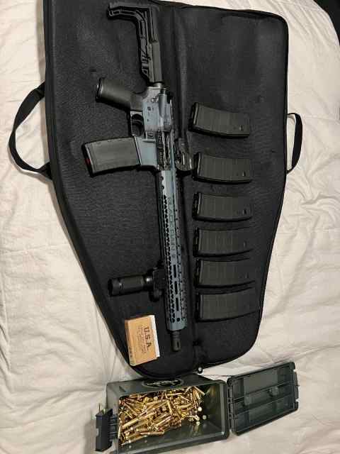 Black Rain AR15 with ammo