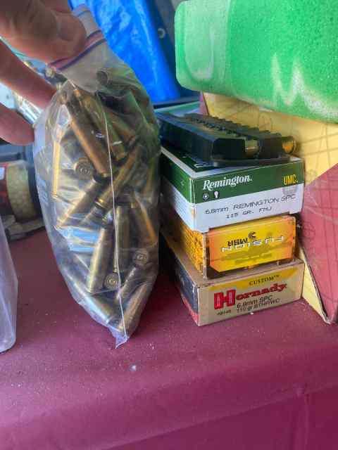 Once fired brass . 6.8 spc