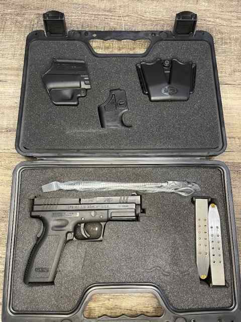 Springfield XD9 4 inch with 2 mags, case, holster