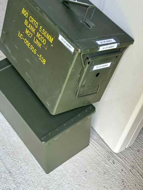 Fat 50 Ammo cans both $45
