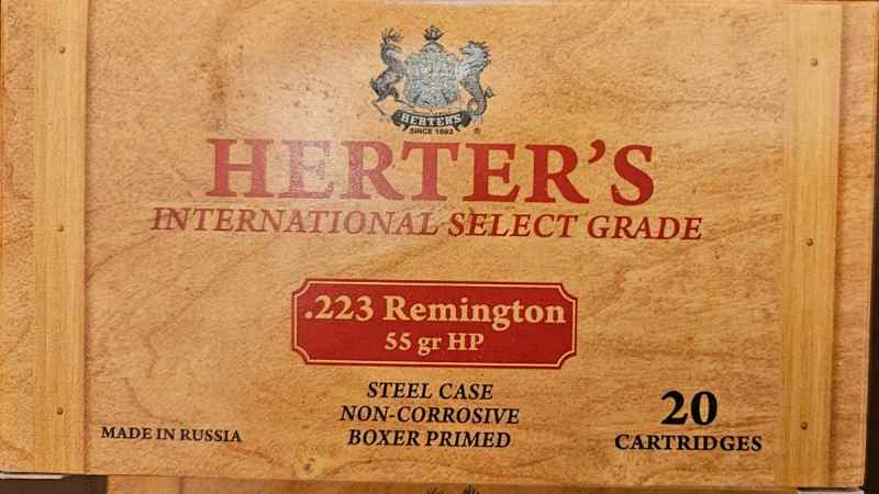 Cabelas/Herters .223 Rem 55Gr Hp  380rds
