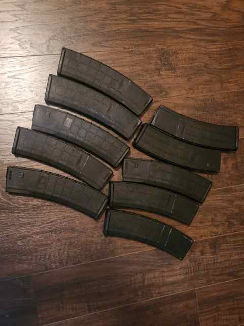 10X Ar-15 40rd magazines unfired