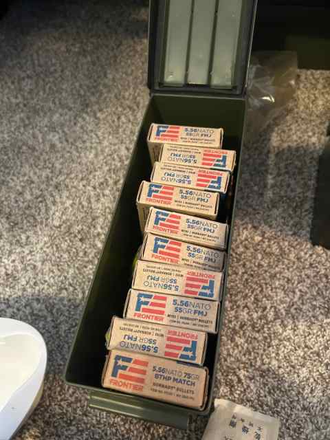 Federal/Frontier 5.56 55 gr 500 rounds