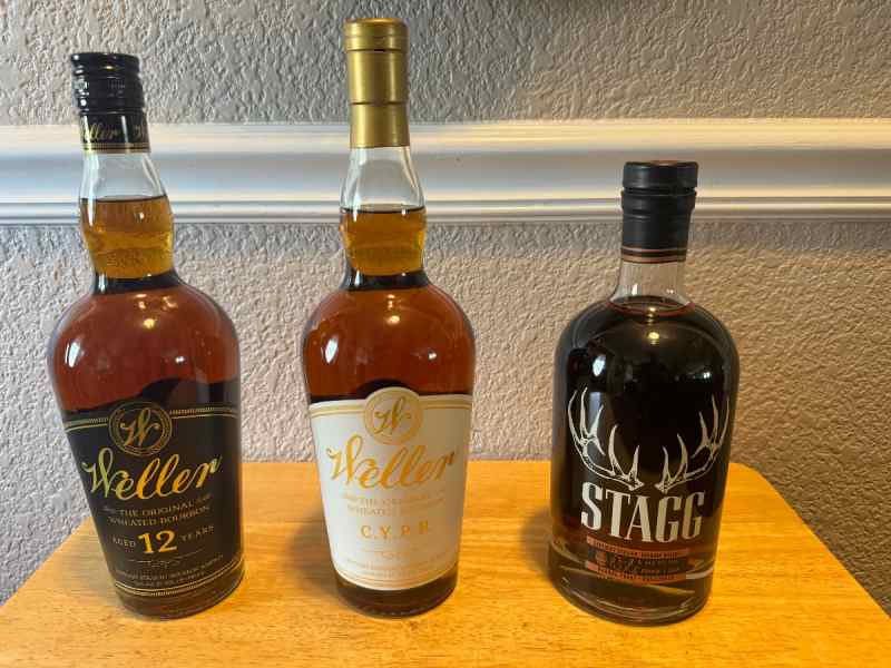 top shelf bourbon bottles for sale