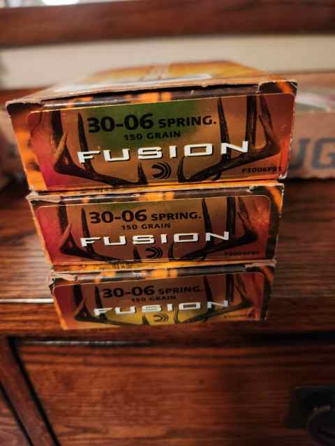 30-06 Ammo below cost, Federal, Fusion, Remington 