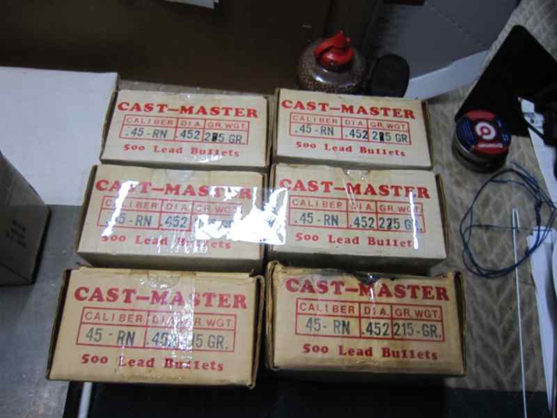 Bullets Lead and FMJ .45 ACP .223