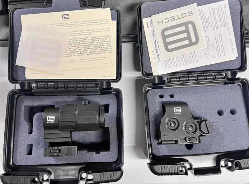 EO Tech EXPS3-2 and G45-STS 5x Magnifier