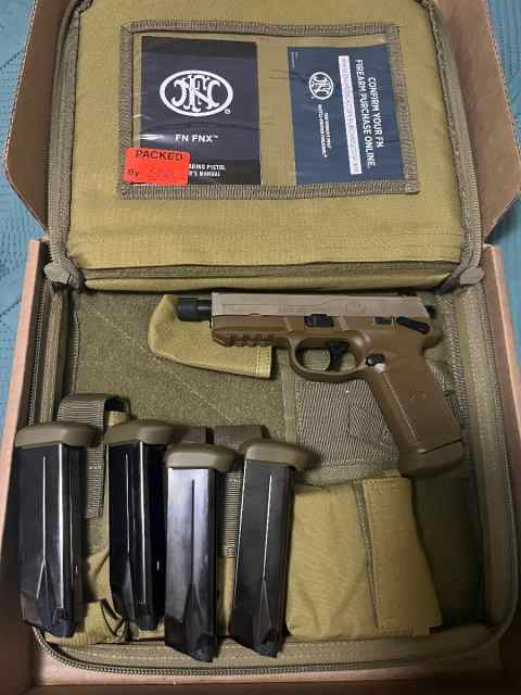 FNH FNX 45 Tactical FDE