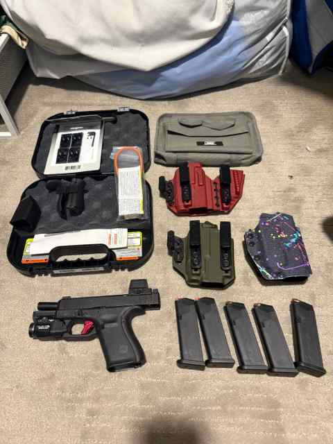 Glock 19.5 MOS, TLR7A, HS 509T, Holsters, Etc