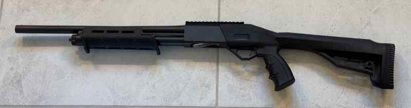 Home defense 12 GA pump shotgun