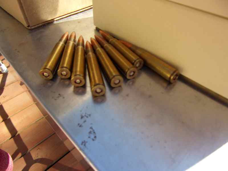  8 mm Mauser military ball 187 grain