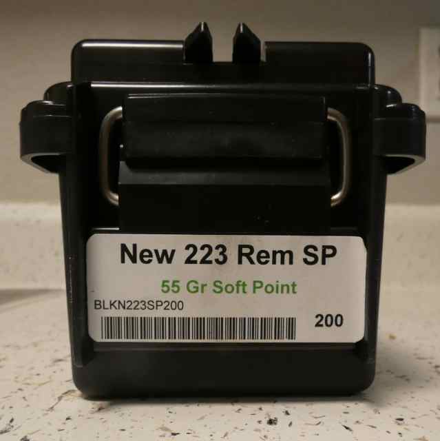 200 Rounds 55 Grain .223 Soft Point Ammo
