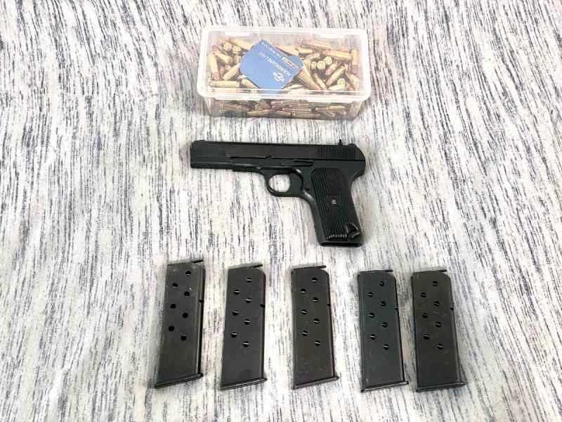 Chinese Type 54 Tokarev Surplus Pistol 5 mags Ammo