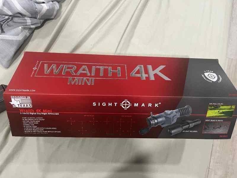 Sightmark Mini Wraith 4k W/ Battet pack