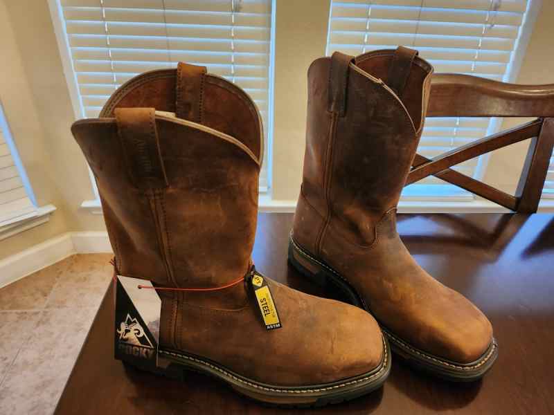 3 pair new Rocky steel toes 10 1/2
