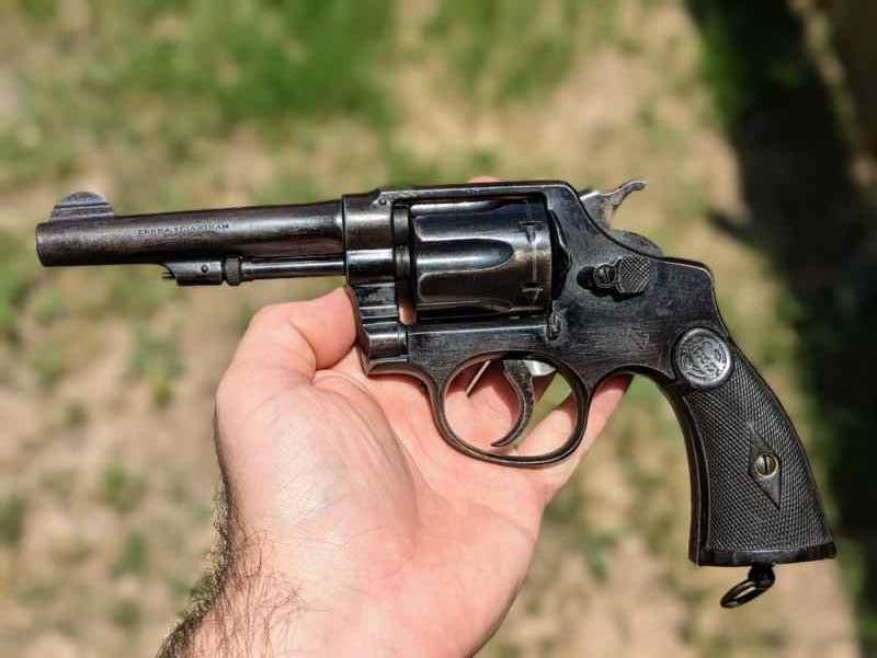 WWI French Eibar Model 92 Revolver, Spanish made