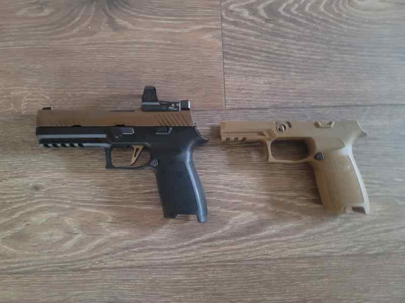 Sig sauer M17 with upgrade custom trigger group 