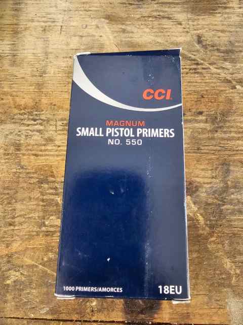 1000 CCI Small Pistol Primers #550 