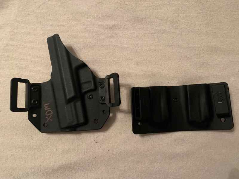 Vedder RH holster for XDM plus dual mag holder