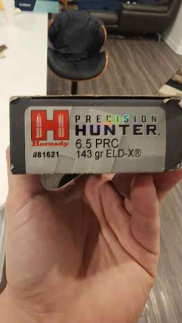 6.5 PRC Hornady ELD-X Precision Hunter