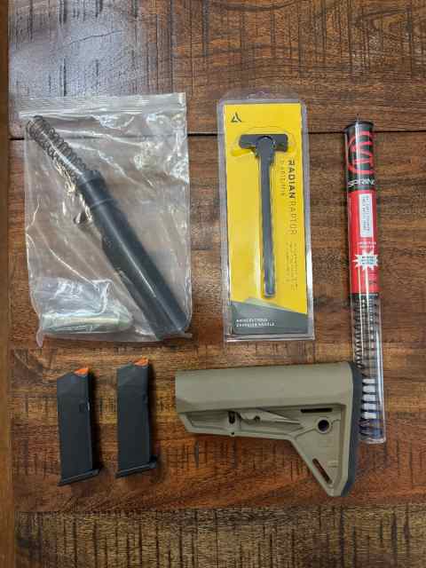 Magpul, Glock, Franklin Armory Binary, Buffers