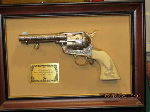 Colt SAA John Wayne Revolver by Franklin Mint