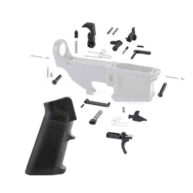 AR-15 Lower Parts Kit w/ Grip &amp; Trigger Guard