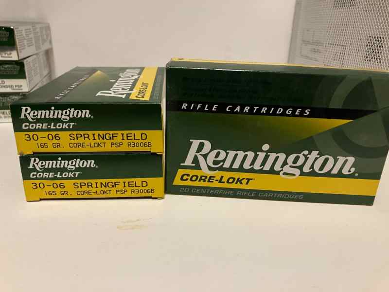 Remington 30-06 Core-Lokt 165gr. Soft Point