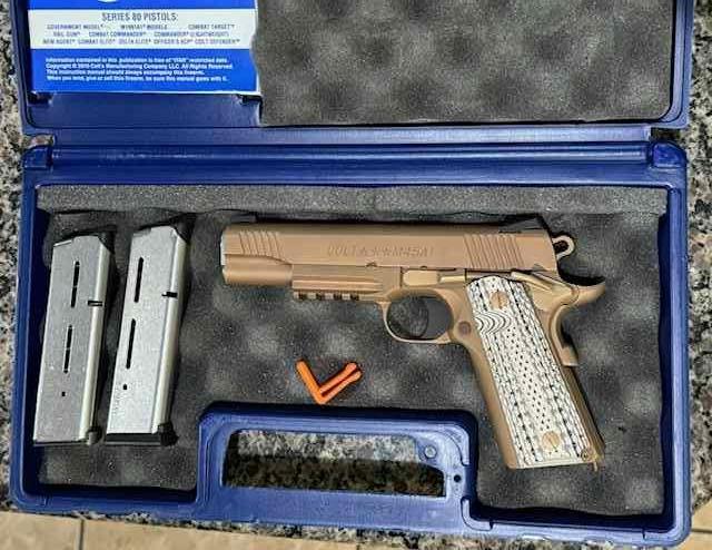 Colt M45A1 Zinc Brown FS/FT New