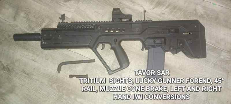 TAVOR SAR left and right handed FOR TRADE