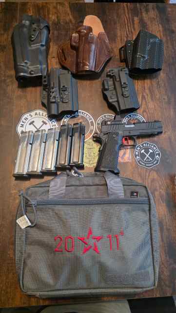 STACCATO P + DPP OPTIC + 5 HOLSTERS + 5 MAGS 
